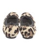 Stuart Weitzman Ponyhair Animal Print Ballet Flats