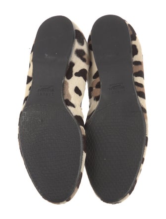Stuart Weitzman Ponyhair Animal Print Ballet Flats