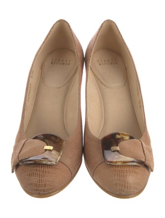 Stuart Weitzman Leather Ballet Flats