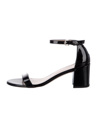 Stuart Weitzman Patent Leather Sandals