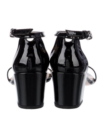Stuart Weitzman Patent Leather Sandals