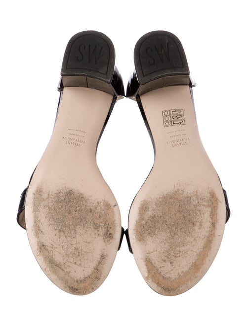 Stuart Weitzman Patent Leather Sandals