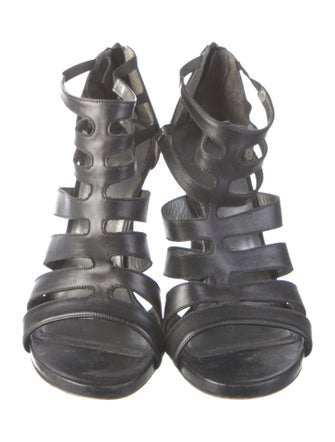Stuart Weitzman Leather Gladiator Sandals