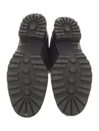 Stuart Weitzman Leather Moto Boots