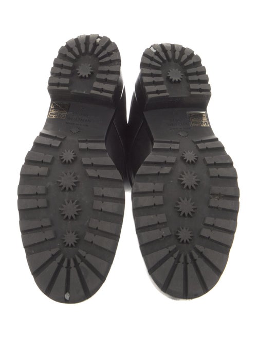 Stuart Weitzman Leather Moto Boots