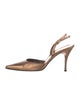 Stuart Weitzman Leather Slingback Pumps