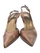 Stuart Weitzman Leather Slingback Pumps