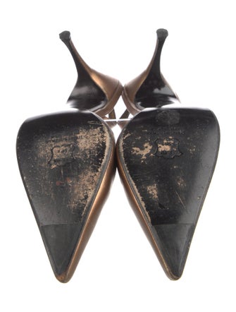 Stuart Weitzman Leather Slingback Pumps