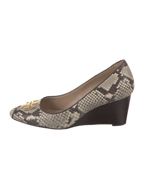 Stuart Weitzman Leather Animal Print Pumps