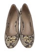 Stuart Weitzman Leather Animal Print Pumps