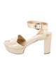 Stuart Weitzman Patent Leather Sandals