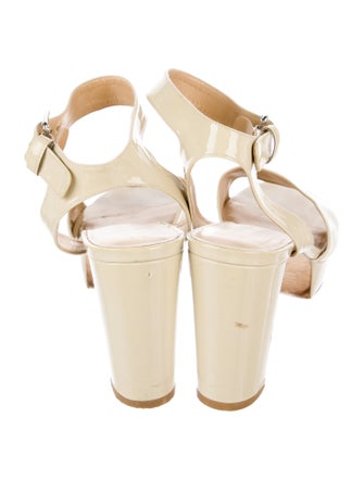 Stuart Weitzman Patent Leather Sandals