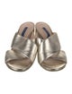 Stuart Weitzman Leather Slides