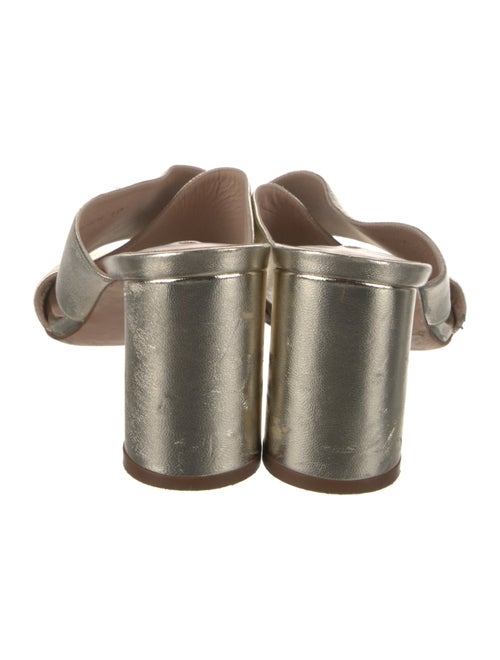 Stuart Weitzman Leather Slides