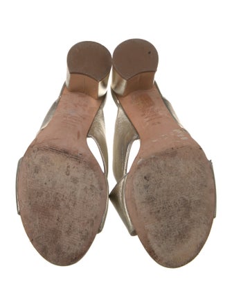 Stuart Weitzman Leather Slides