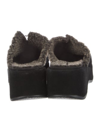 Stuart Weitzman Suede Mules