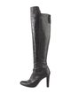 Stuart Weitzman Embossed Leather Boots
