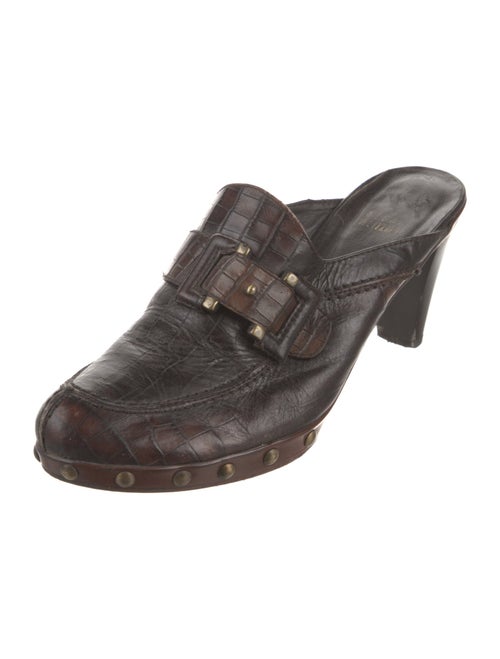 Stuart Weitzman Leather Mules