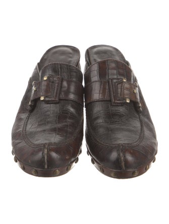 Stuart Weitzman Leather Mules