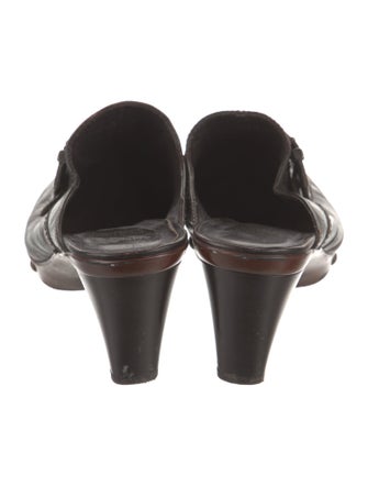 Stuart Weitzman Leather Mules