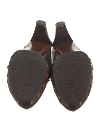 Stuart Weitzman Leather Mules