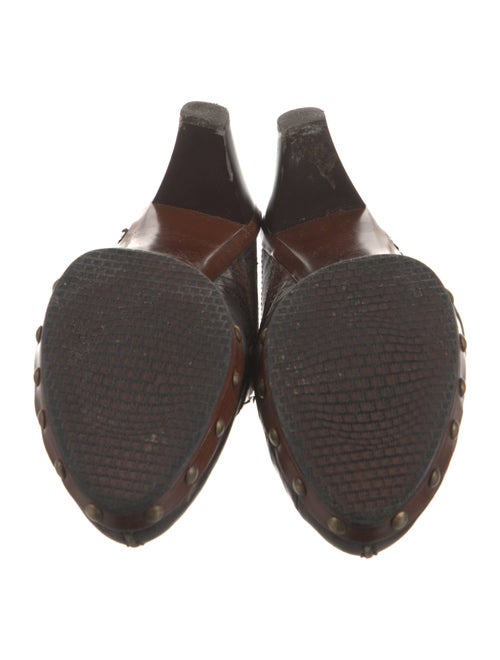 Stuart Weitzman Leather Mules
