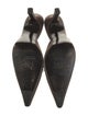 Stuart Weitzman Leather Leather Trim Embellishment Mules
