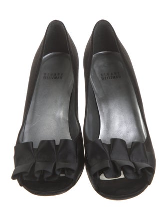 Stuart Weitzman Satin Slingback Sandals