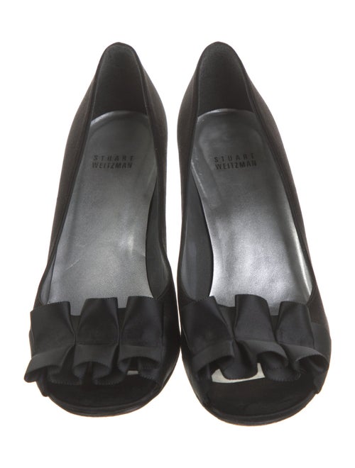 Stuart Weitzman Satin Slingback Sandals