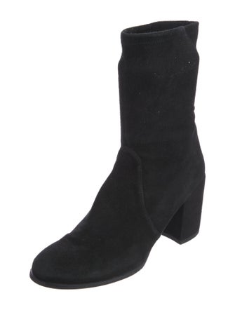 Stuart Weitzman Suede Sock Boots