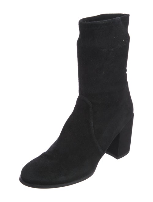 Stuart Weitzman Suede Sock Boots