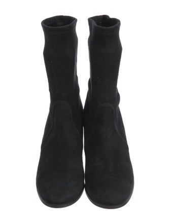 Stuart Weitzman Suede Sock Boots