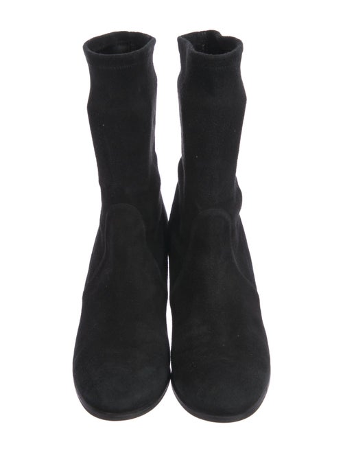 Stuart Weitzman Suede Sock Boots