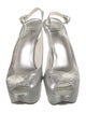 Stuart Weitzman Glitter Glitter Accents Slingback Sandals