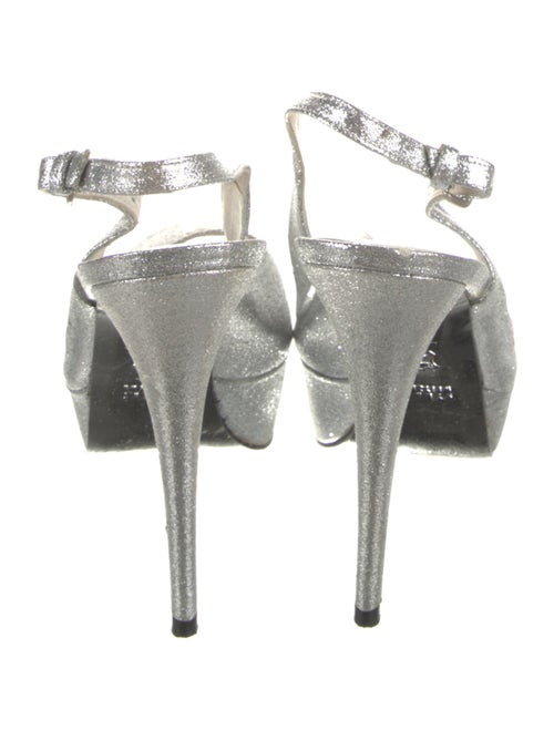 Stuart Weitzman Glitter Glitter Accents Slingback Sandals