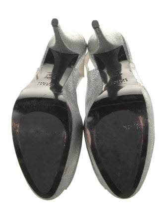 Stuart Weitzman Glitter Glitter Accents Slingback Sandals