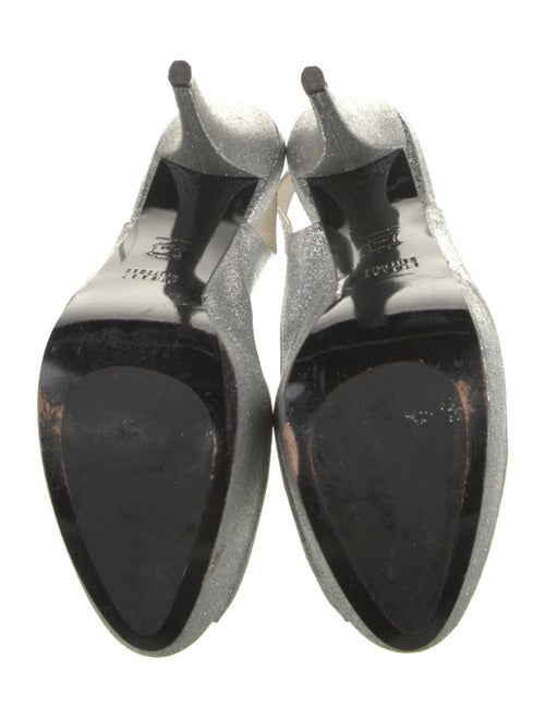 Stuart Weitzman Glitter Glitter Accents Slingback Sandals