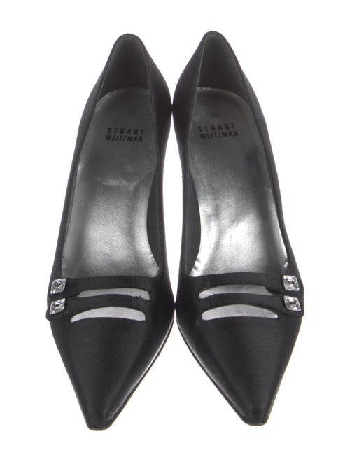 Stuart Weitzman Crystal Embellishments Pumps