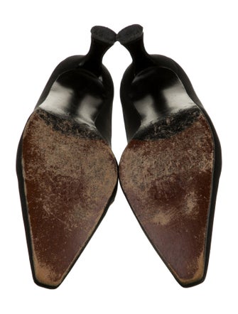 Stuart Weitzman Crystal Embellishments Mules