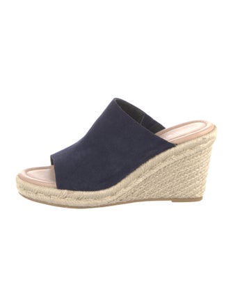Stuart Weitzman Suede Printed Espadrilles