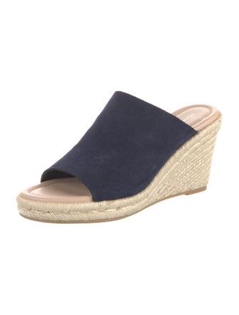 Stuart Weitzman Suede Printed Espadrilles
