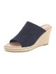 Stuart Weitzman Suede Printed Espadrilles
