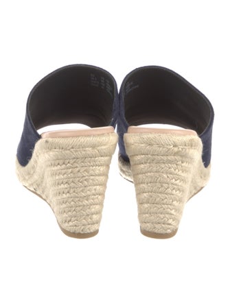 Stuart Weitzman Suede Printed Espadrilles