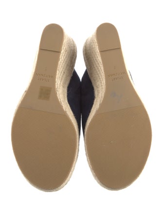 Stuart Weitzman Suede Printed Espadrilles