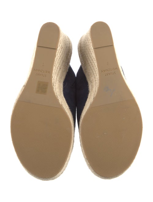 Stuart Weitzman Suede Printed Espadrilles