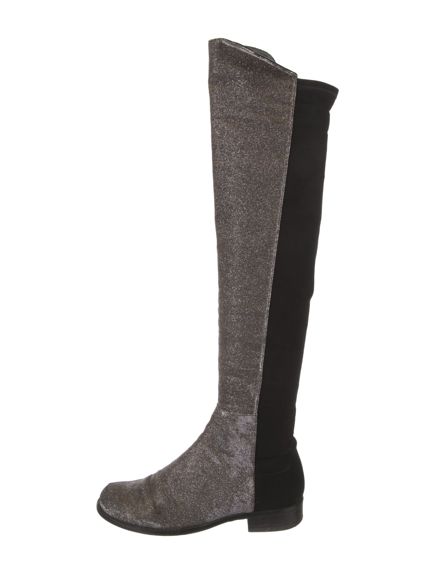 Stuart Weitzman Colorblock Pattern Boots