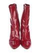 Stuart Weitzman Patent Leather Sock Boots