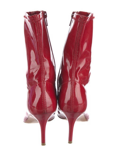 Stuart Weitzman Patent Leather Sock Boots