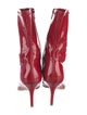Stuart Weitzman Patent Leather Sock Boots