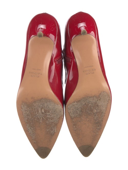 Stuart Weitzman Patent Leather Sock Boots